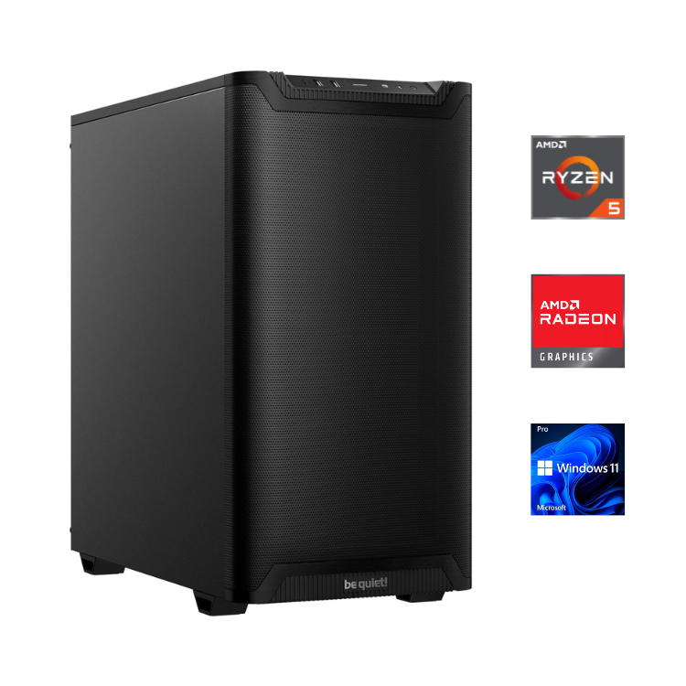Office PC - AMD Ryzen 5 8600G; Schallgedämmt - Lautlos